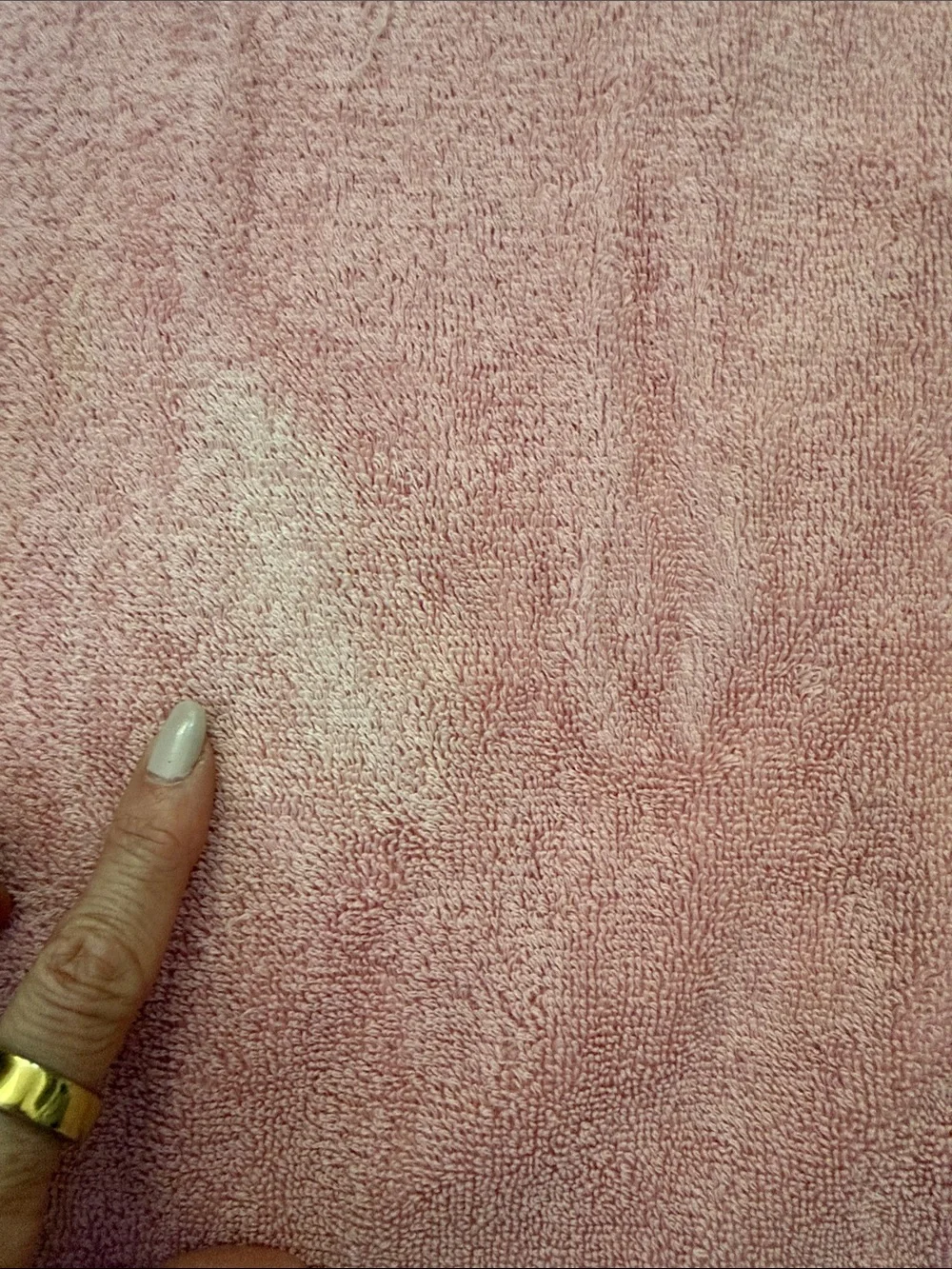 Vintage 70s/80s Diamond Classic Pink Floral Boho Grandma Cottage Bath Towel